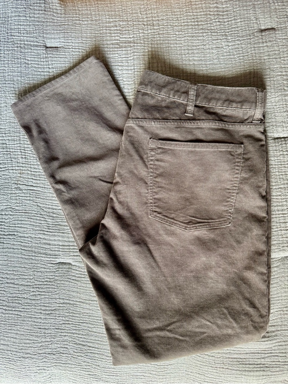 J. Crew Men's Taupe Corduroy Pants